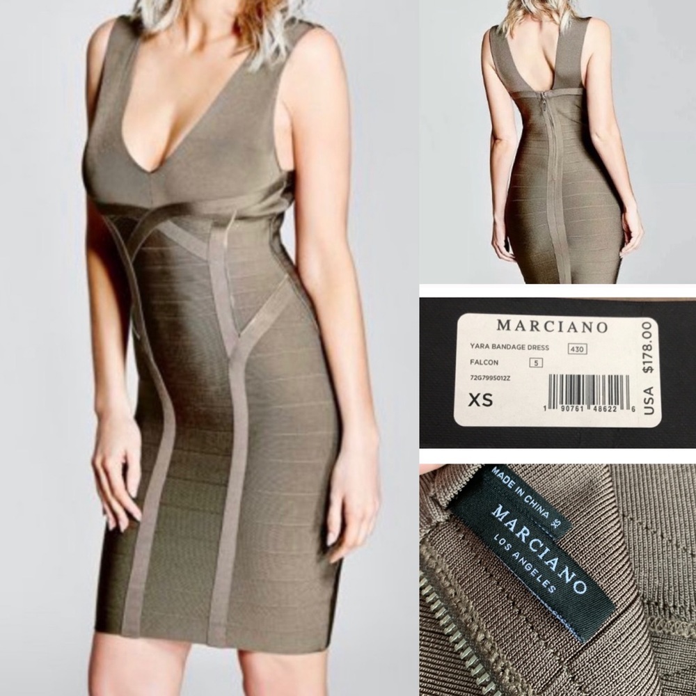 NWOT✨ MARCIANO “Yara” Bandage Dress